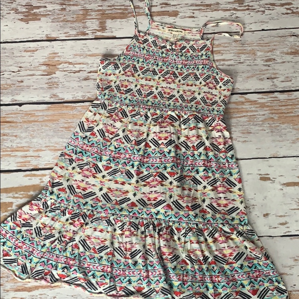 NEW Billabong Girls Smocked dress size 12 L